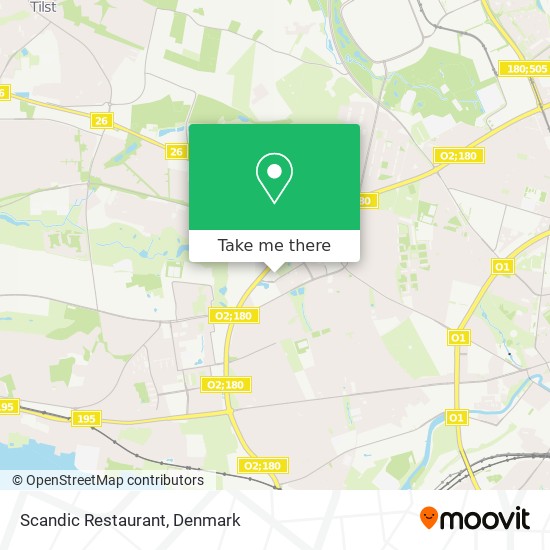 Scandic Restaurant map