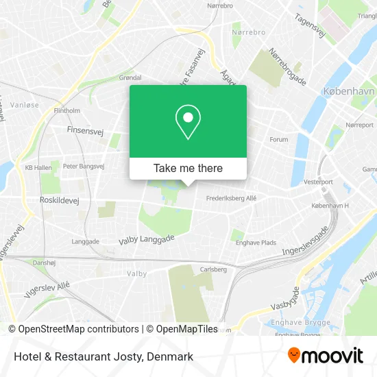 Hotel & Restaurant Josty map