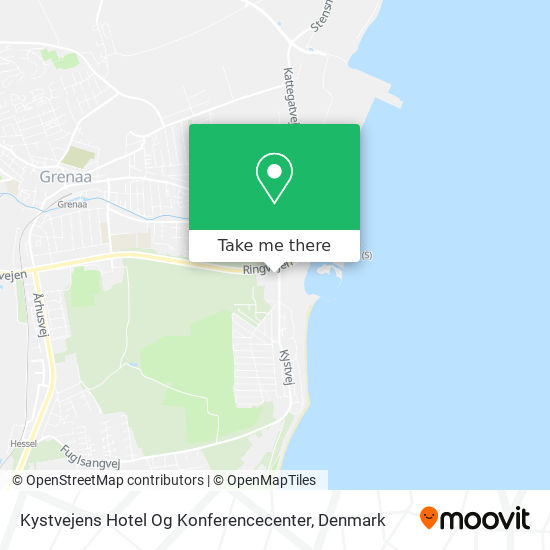 Kystvejens Hotel Og Konferencecenter map