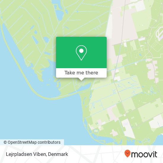 Lejrpladsen Viben map