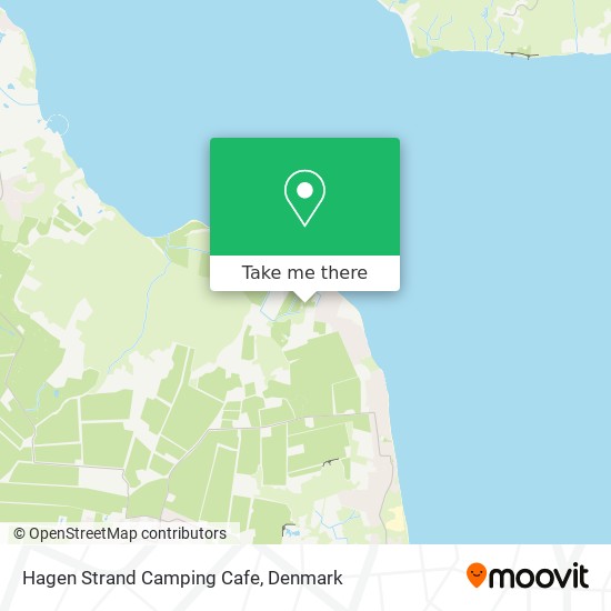 Hagen Strand Camping Cafe map