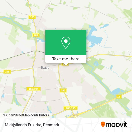 Midtjyllands Frikirke map