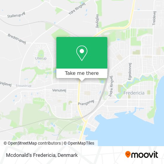 Mcdonald's Fredericia map