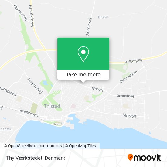 Thy Værkstedet map