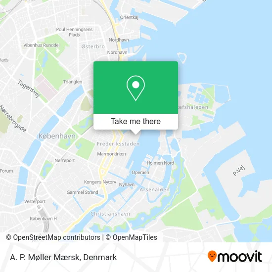 A. P. Møller Mærsk map