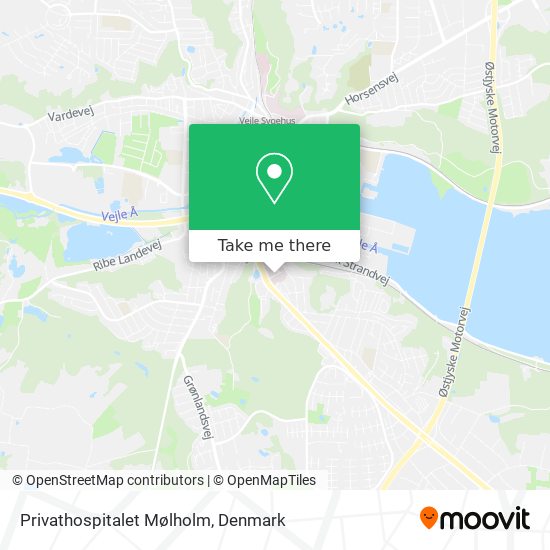 Privathospitalet Mølholm map
