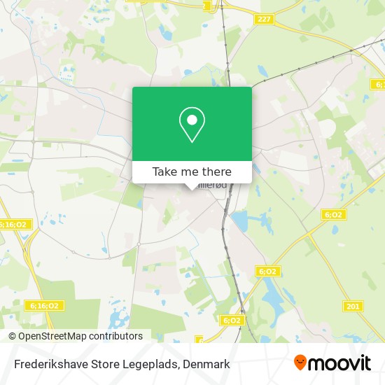 Frederikshave Store Legeplads map