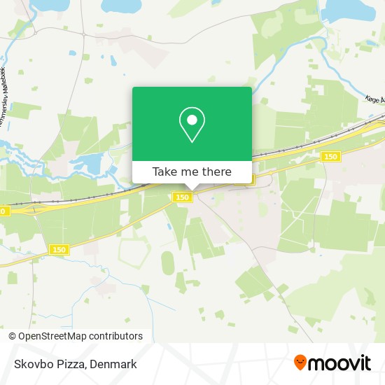 Skovbo Pizza map