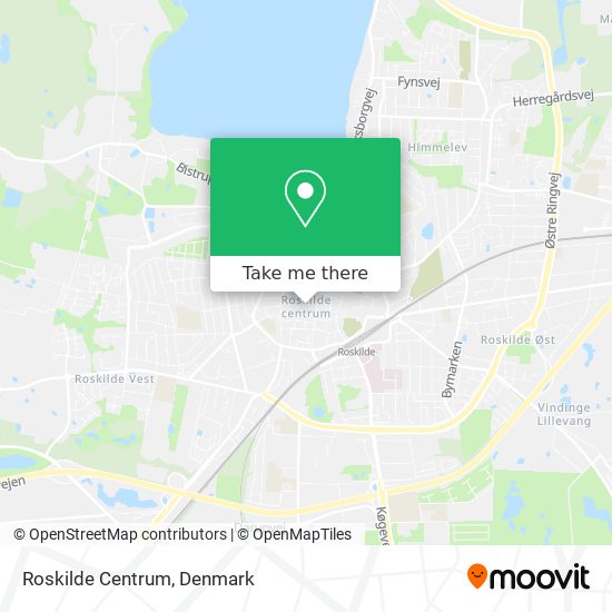 Roskilde Centrum map