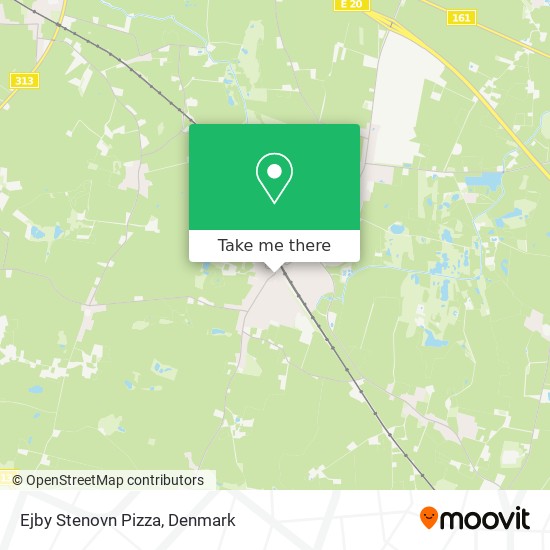 Ejby Stenovn Pizza map