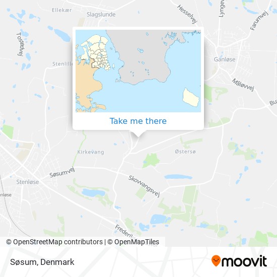 Søsum map