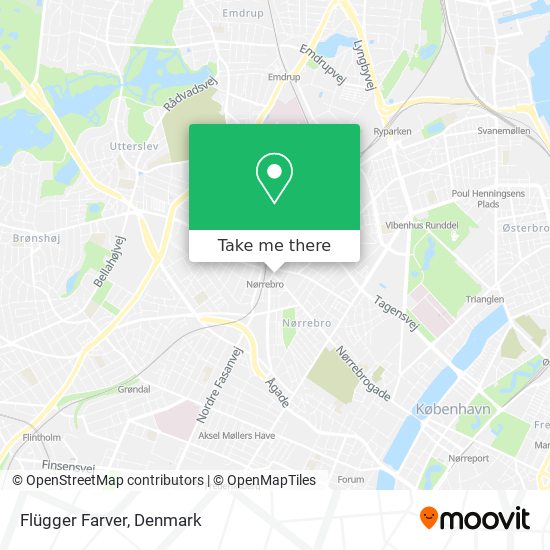 Flügger Farver map