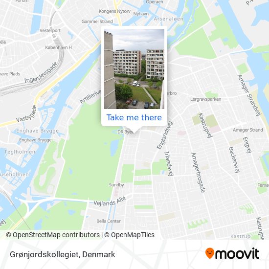 Grønjordskollegiet map