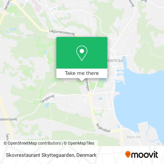 Skovrestaurant Skyttegaarden map