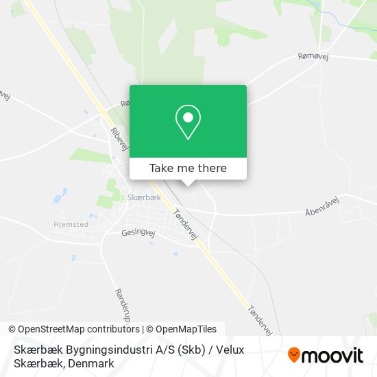 Skærbæk Bygningsindustri A / S (Skb) / Velux Skærbæk map