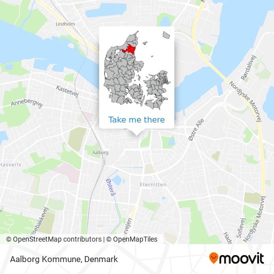 Aalborg Kommune map