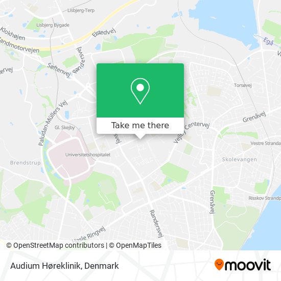Audium Høreklinik map