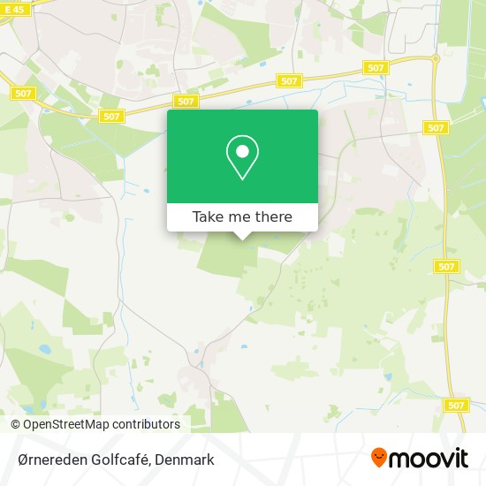 Ørnereden Golfcafé map