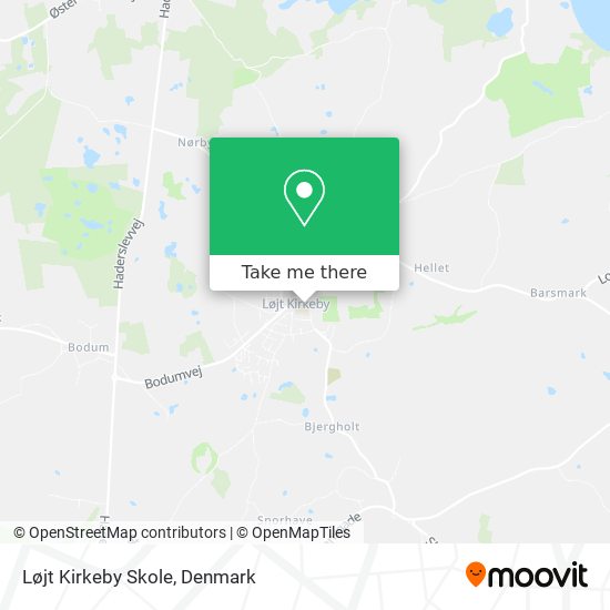 Løjt Kirkeby Skole map