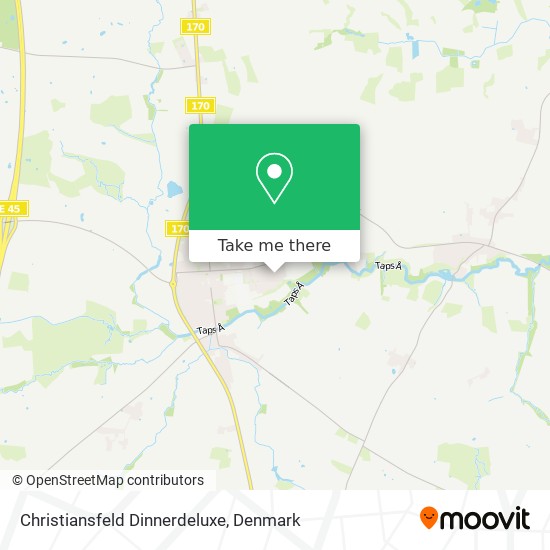 Christiansfeld Dinnerdeluxe map