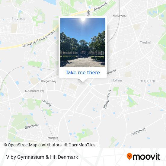 Viby Gymnasium & Hf map