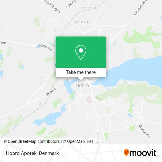 Hobro Apotek map