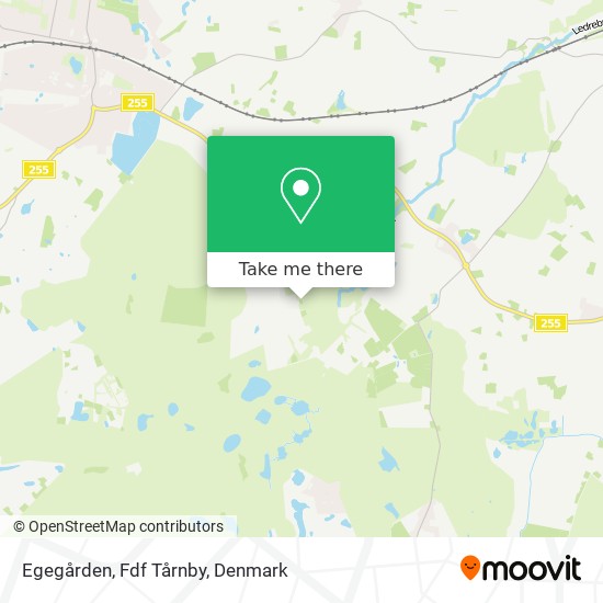 Egegården, Fdf Tårnby map