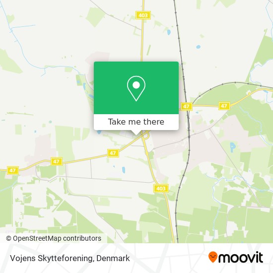 Vojens Skytteforening map