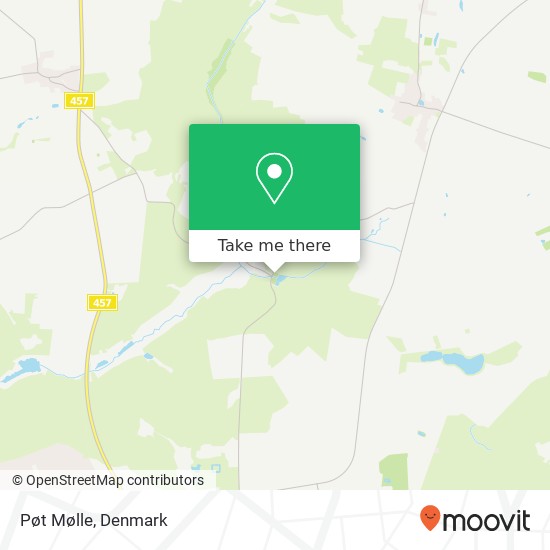 Pøt Mølle map