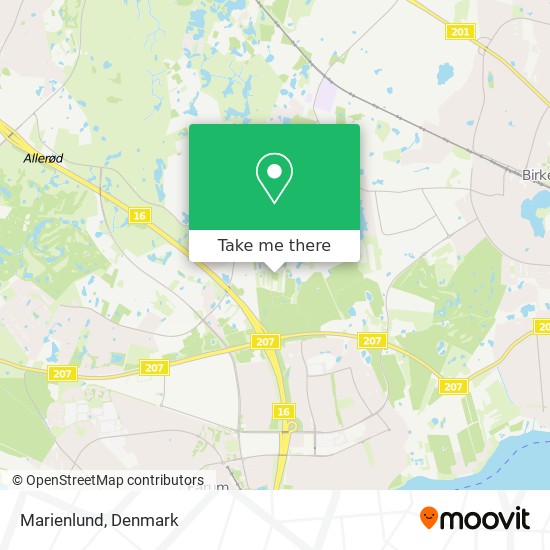 Marienlund map