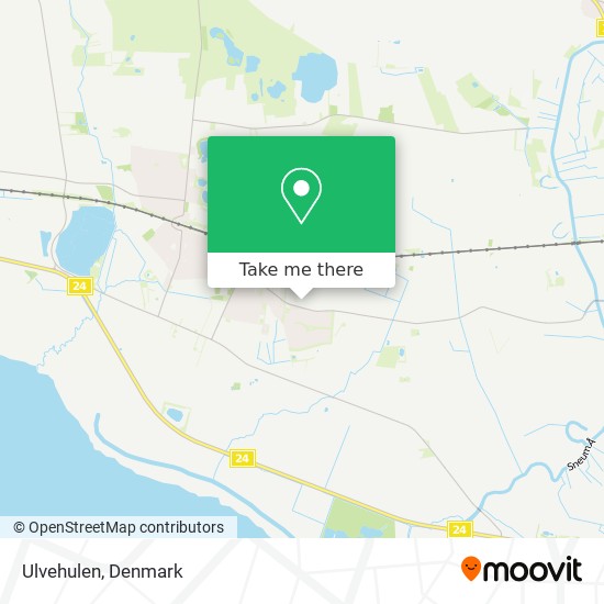 Ulvehulen map