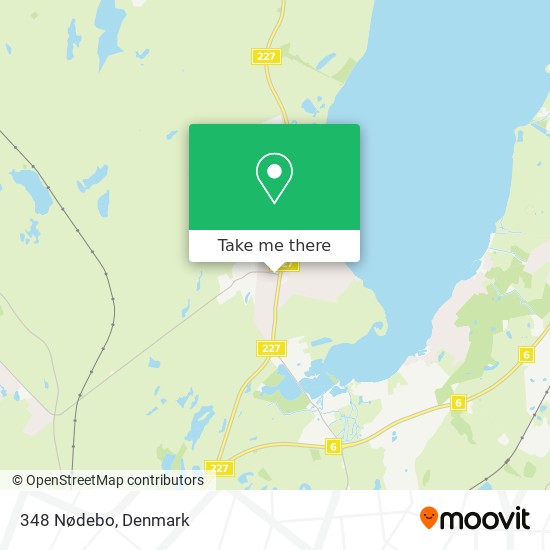 348 Nødebo map