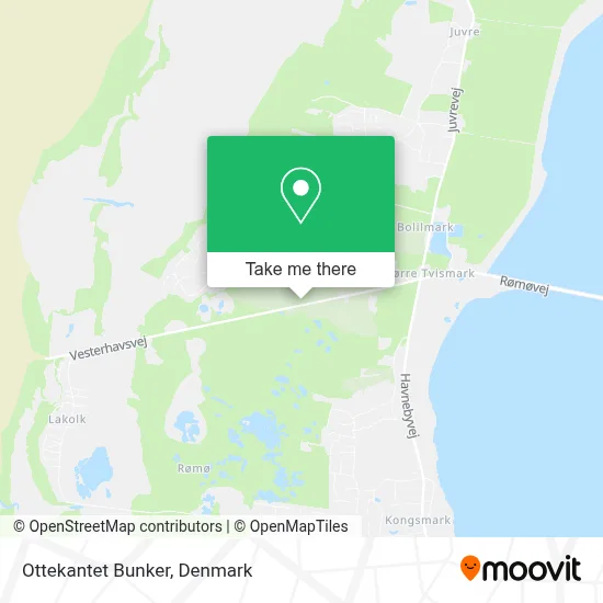 Ottekantet Bunker map