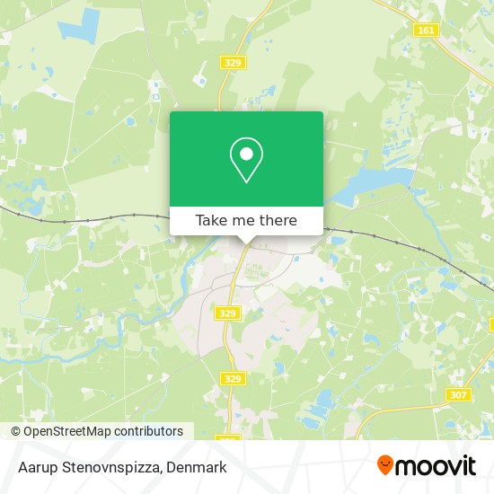 Aarup Stenovnspizza map