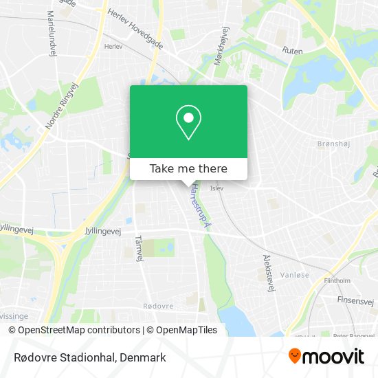 Rødovre Stadionhal map