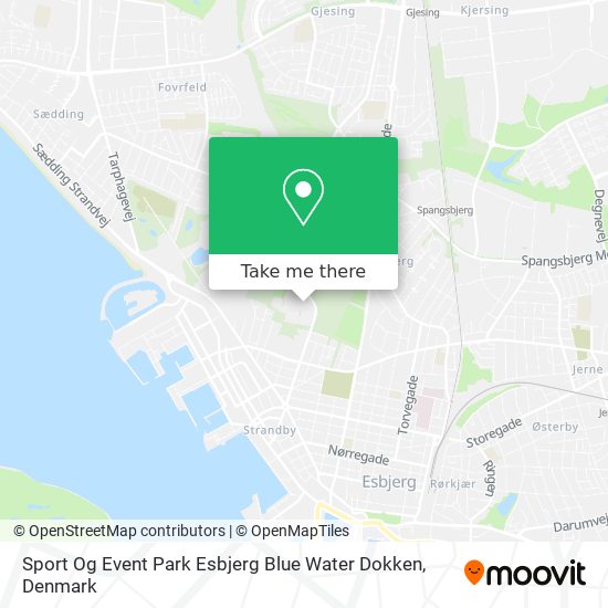 Sport Og Event Park Esbjerg Blue Water Dokken map