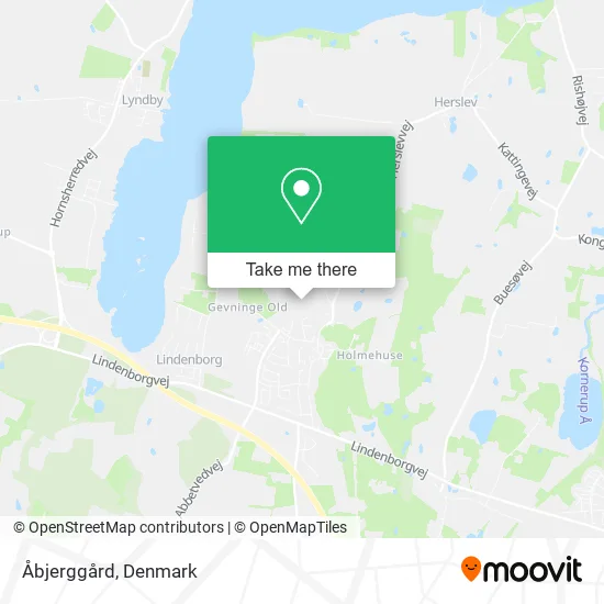 Åbjerggård map