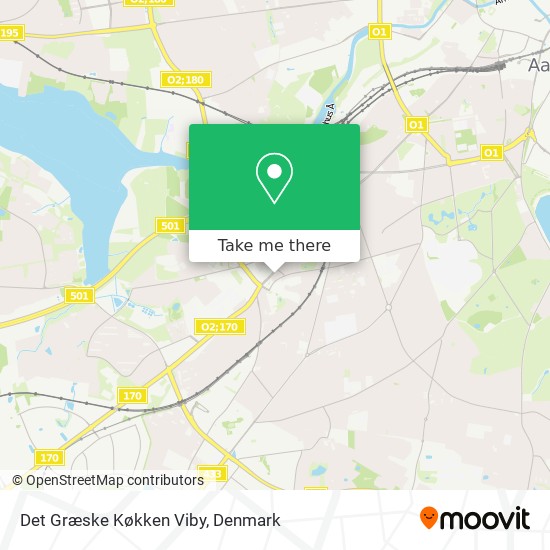 Det Græske Køkken Viby map