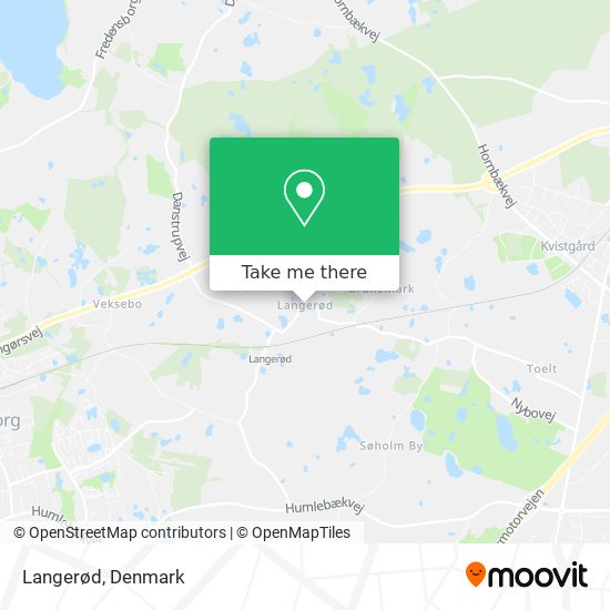 Langerød map