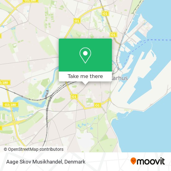 Aage Skov Musikhandel map