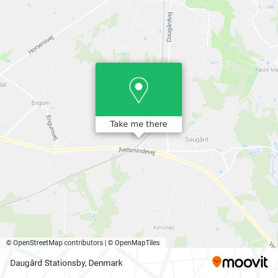 Daugård Stationsby map