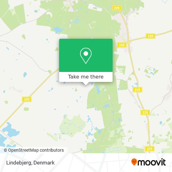 Lindebjerg map