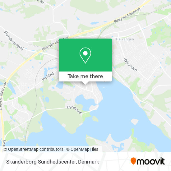 Skanderborg Sundhedscenter map