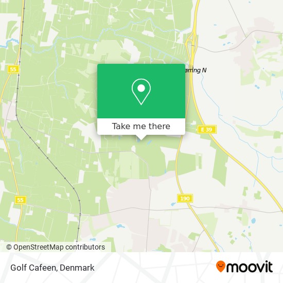 Golf Cafeen map