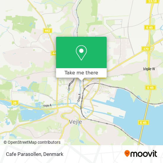 Cafe Parasollen map