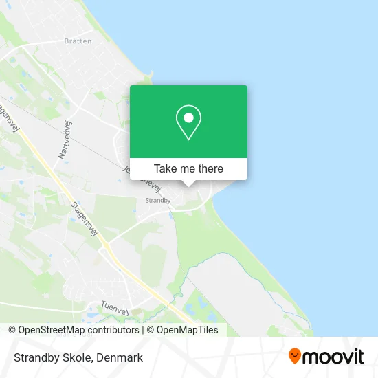 Strandby Skole map