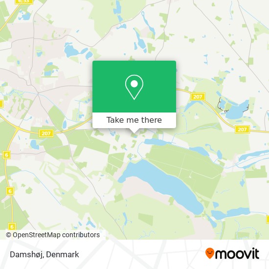 Damshøj map