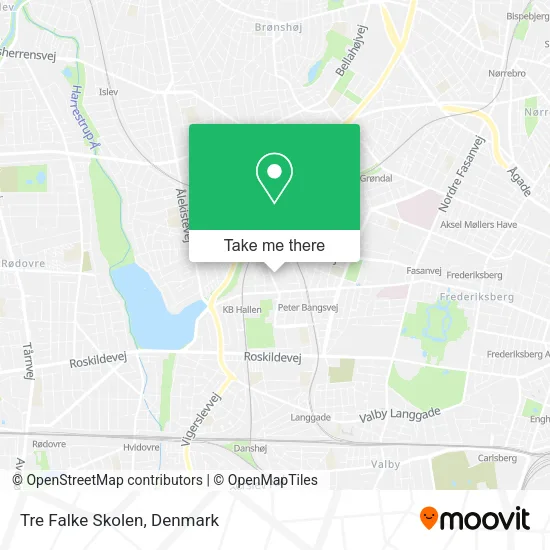 Tre Falke Skolen map