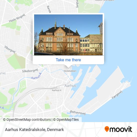 Aarhus Katedralskole map