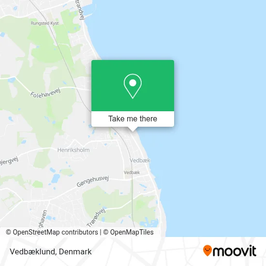 Vedbæklund map